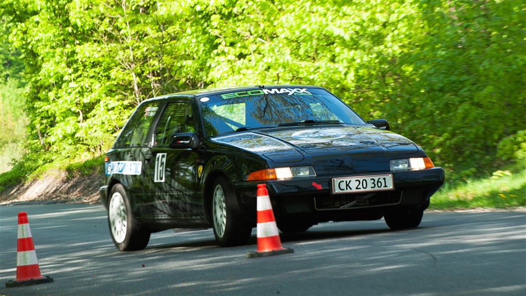 Manglende reservedele fra England resulterede i at René Mejer ikke kom til start i 2. afdeling af Danmarksmesterskabet i Hillclimb.
(Foto: rallypics.dk / Viggo Johansen)